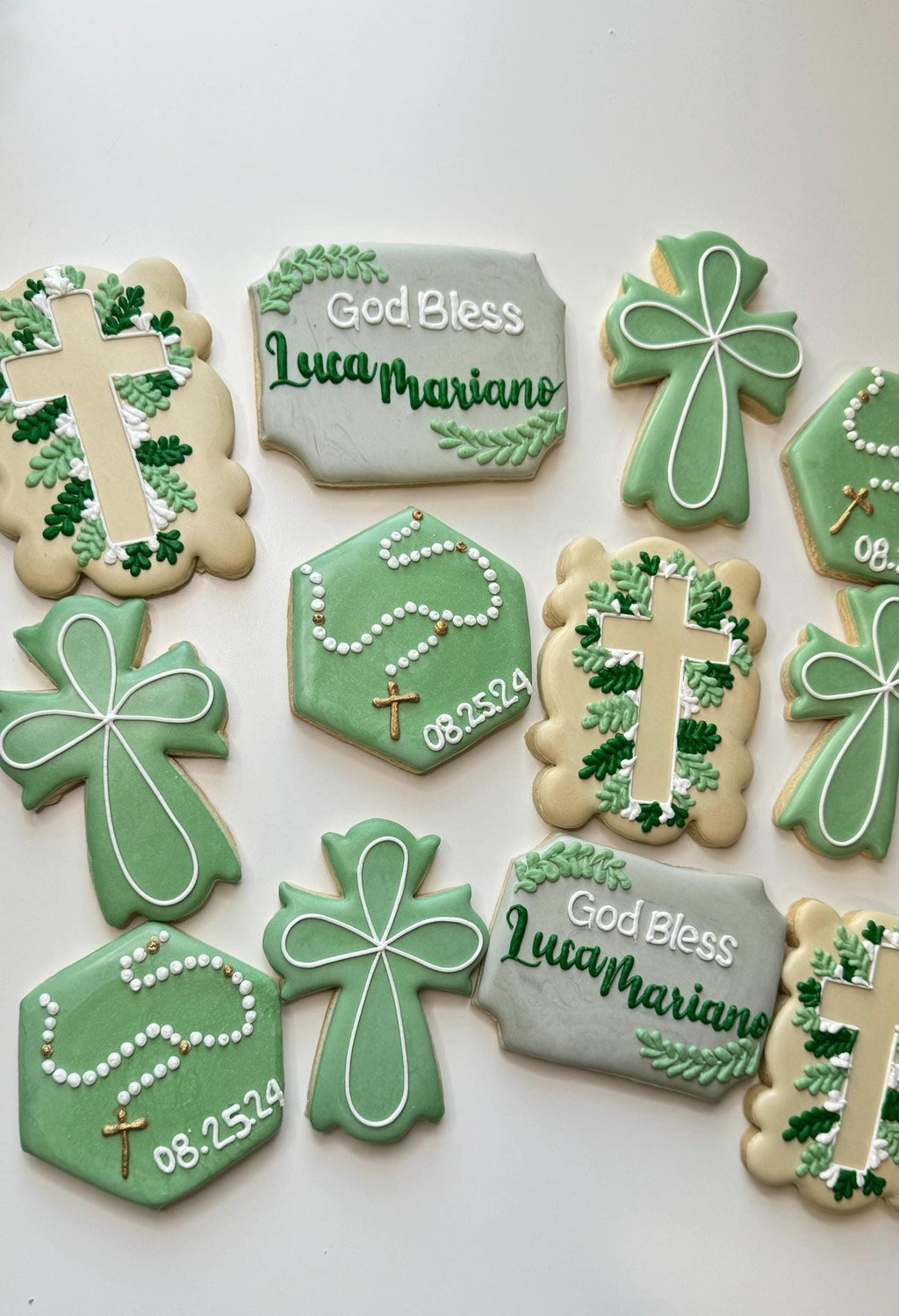 Cookies decorated Baptism