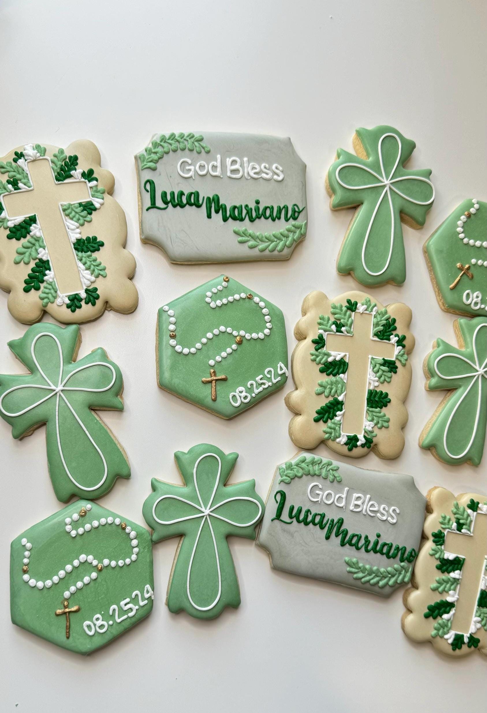 Cookies decorated Baptism