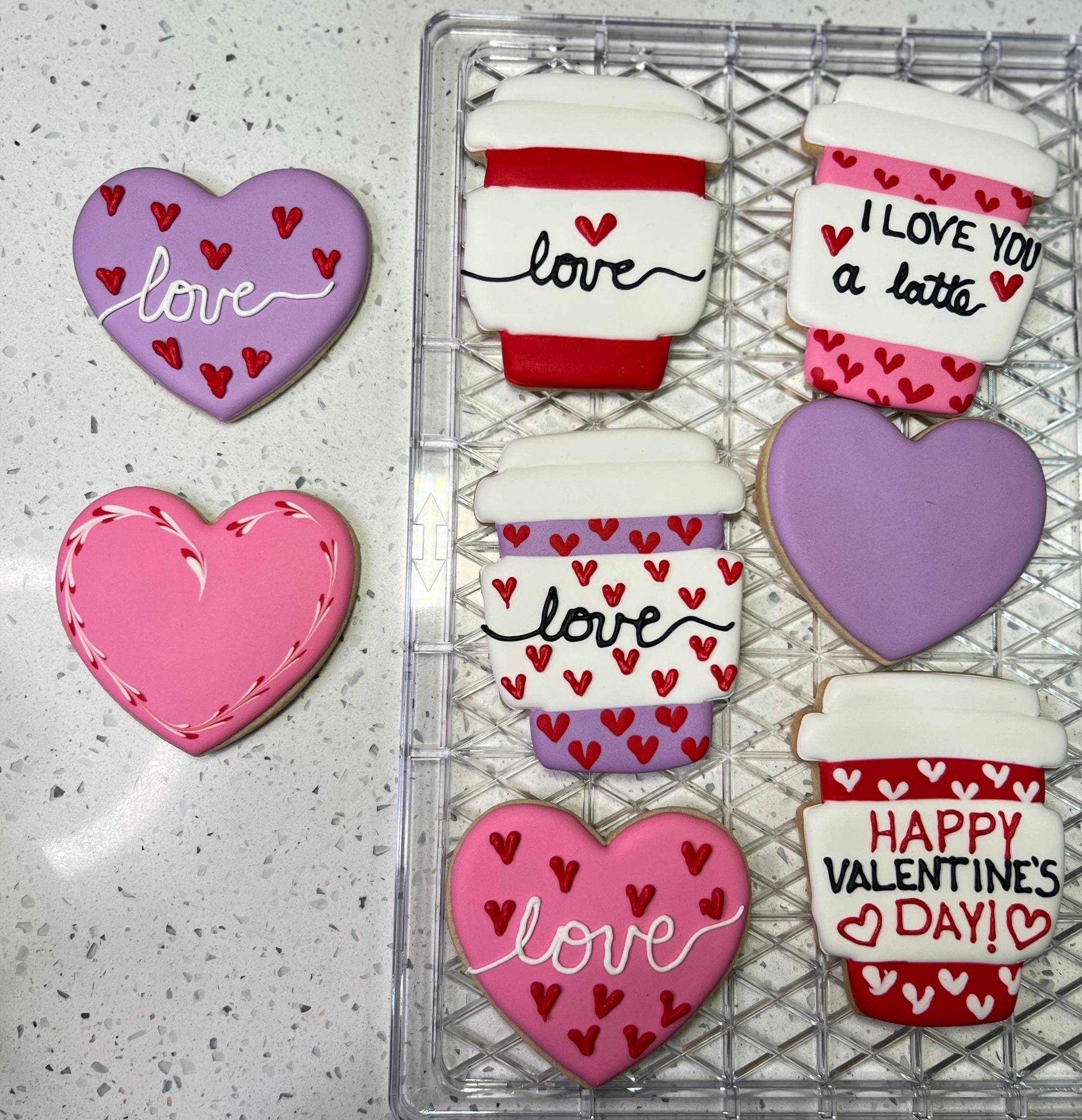 Cookies Decorated Valentines Day