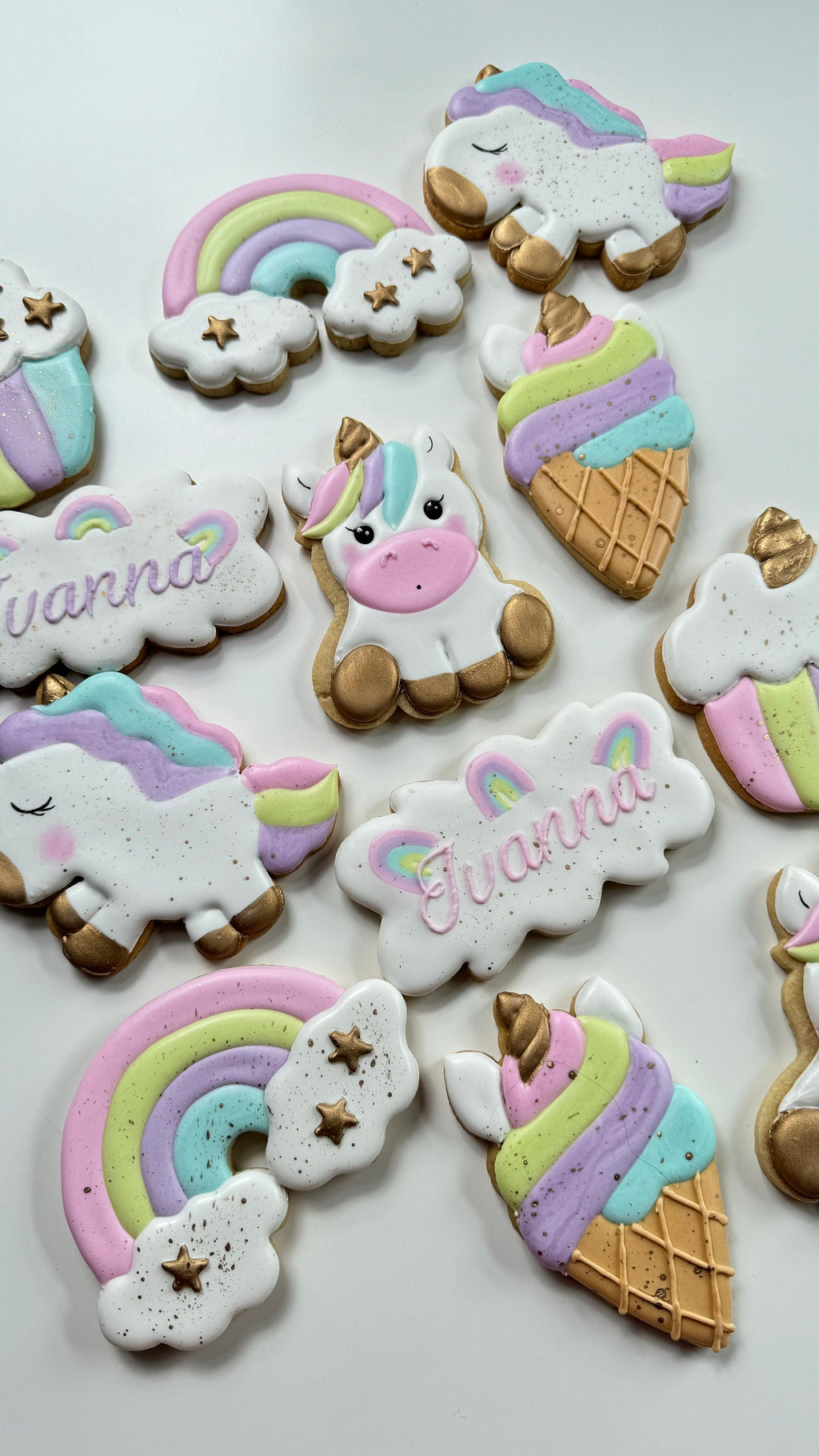 Personalized Unicorn Cookies: Birthday, Wedding, Baby Shower
