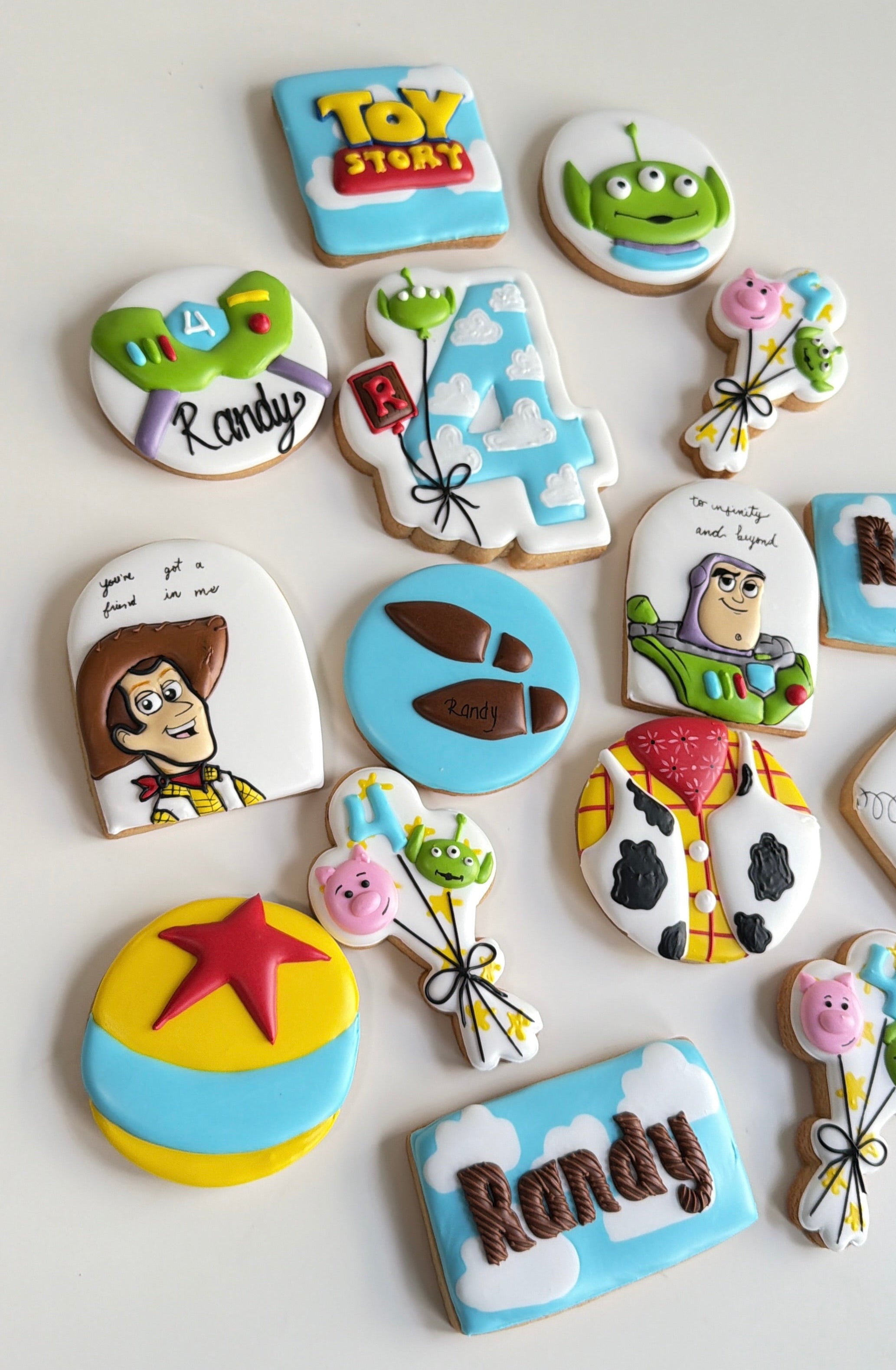 Cookies decorated Toy Story