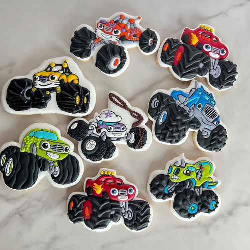 Blazed Monster Truck cookie decorated