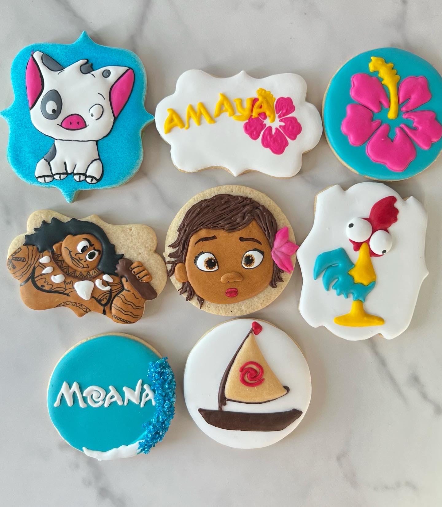 Cookie Decorated Moana