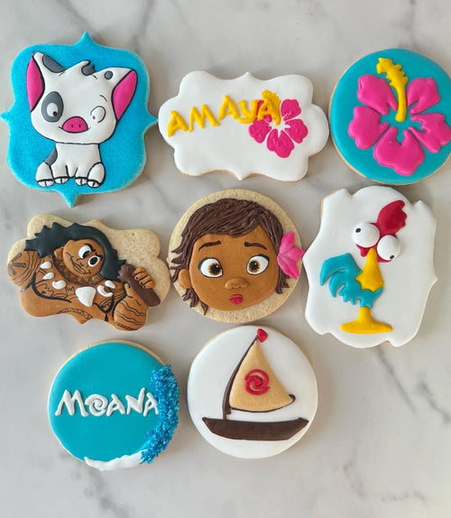 Cookie Decorated Moana
