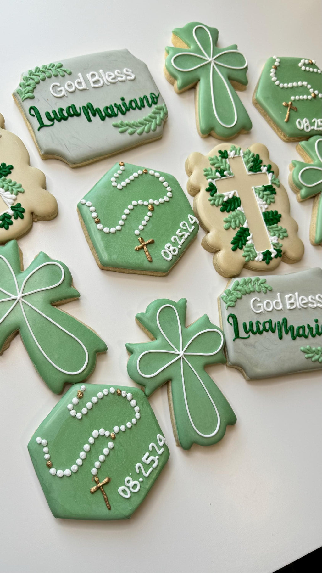 Cookies decorated Baptism