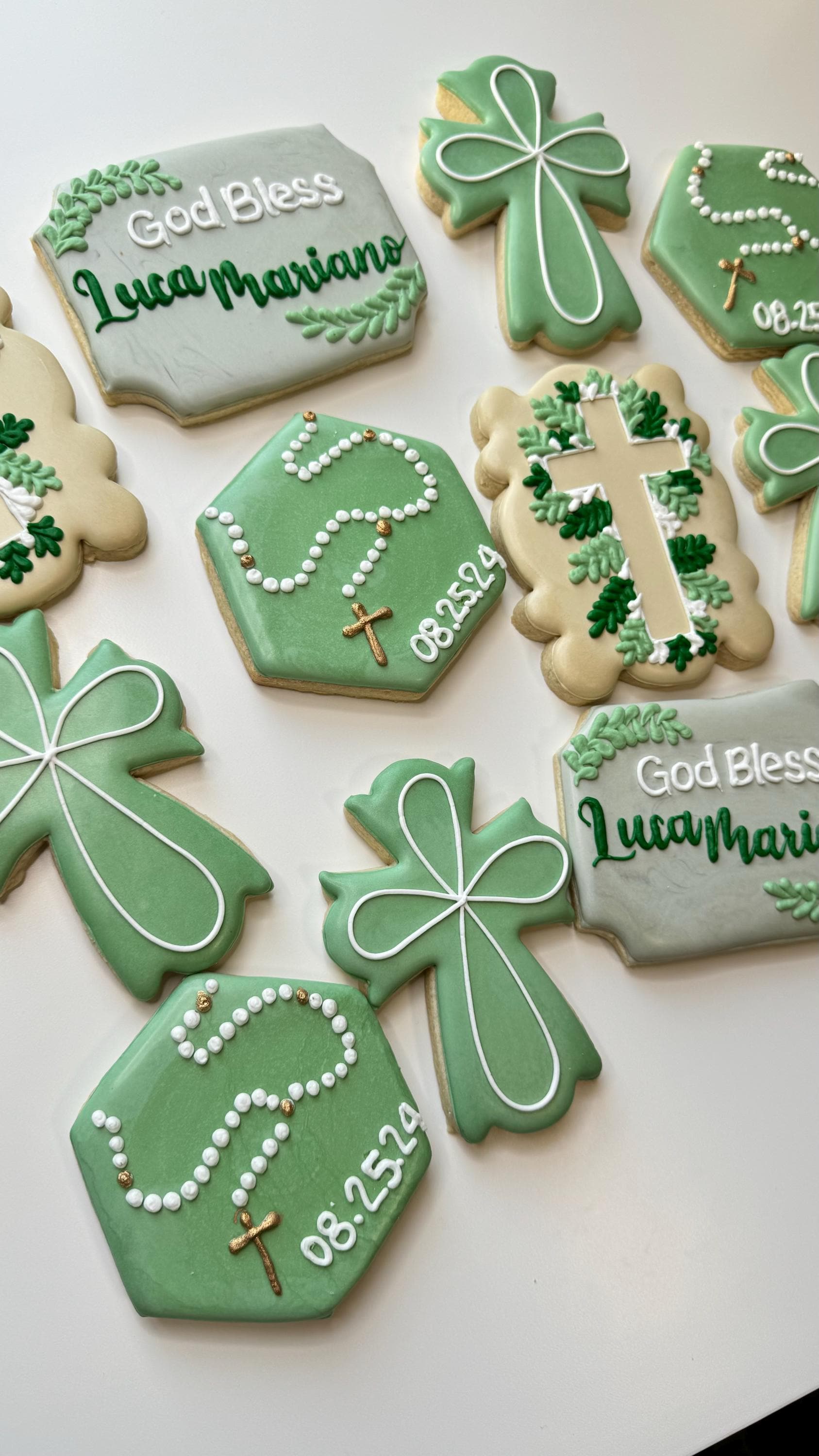 Cookies decorated Baptism