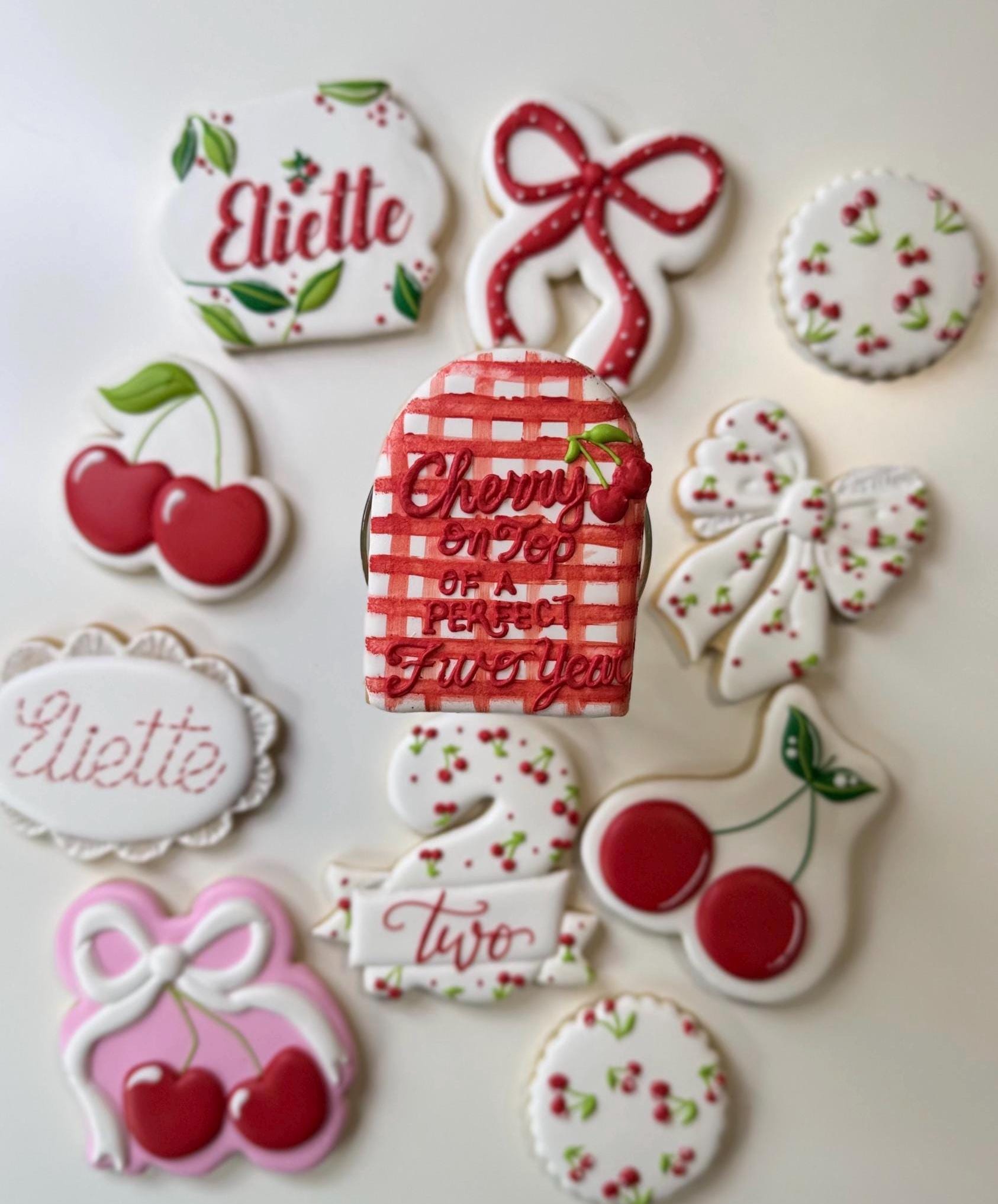 Galletas Decoradas Cereza