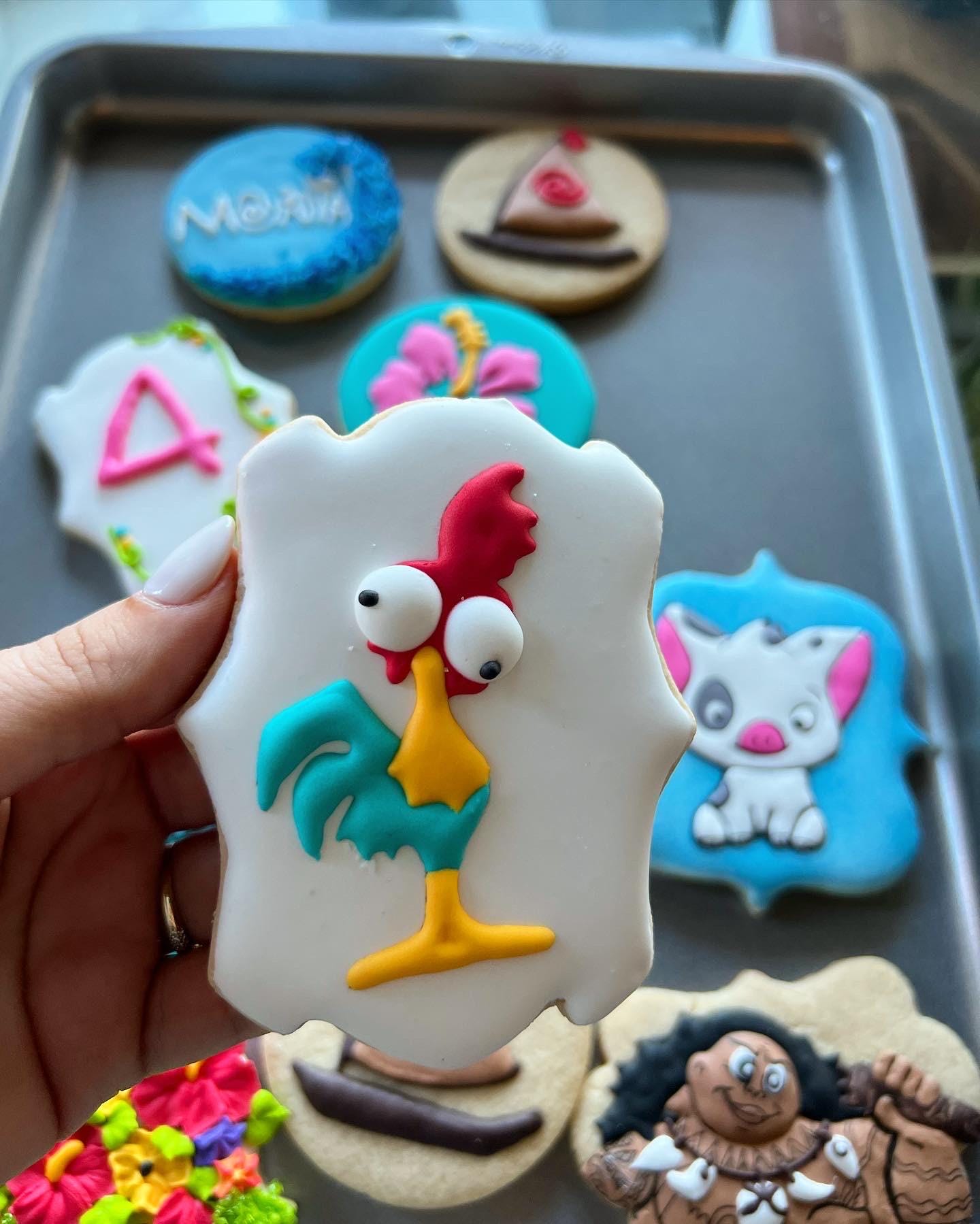 Cookie Decorated Moana