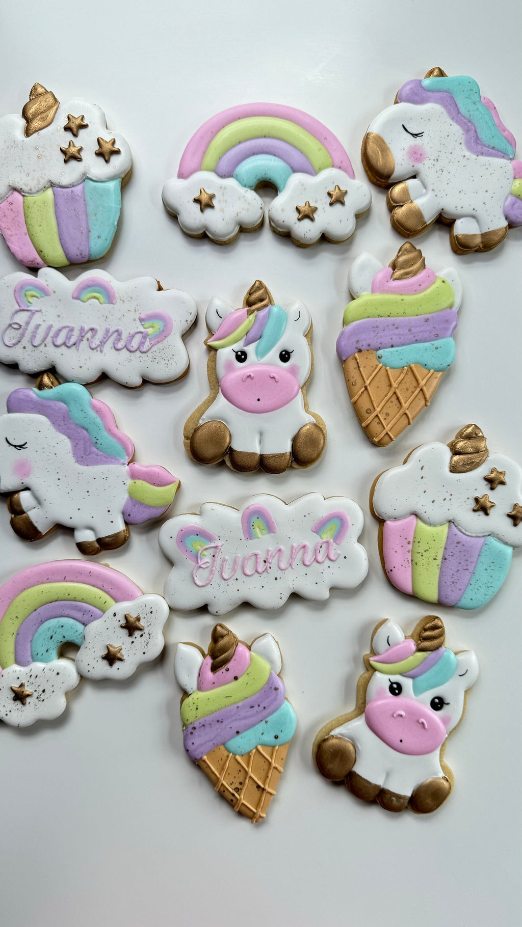 Personalized Unicorn Cookies: Birthday, Wedding, Baby Shower
