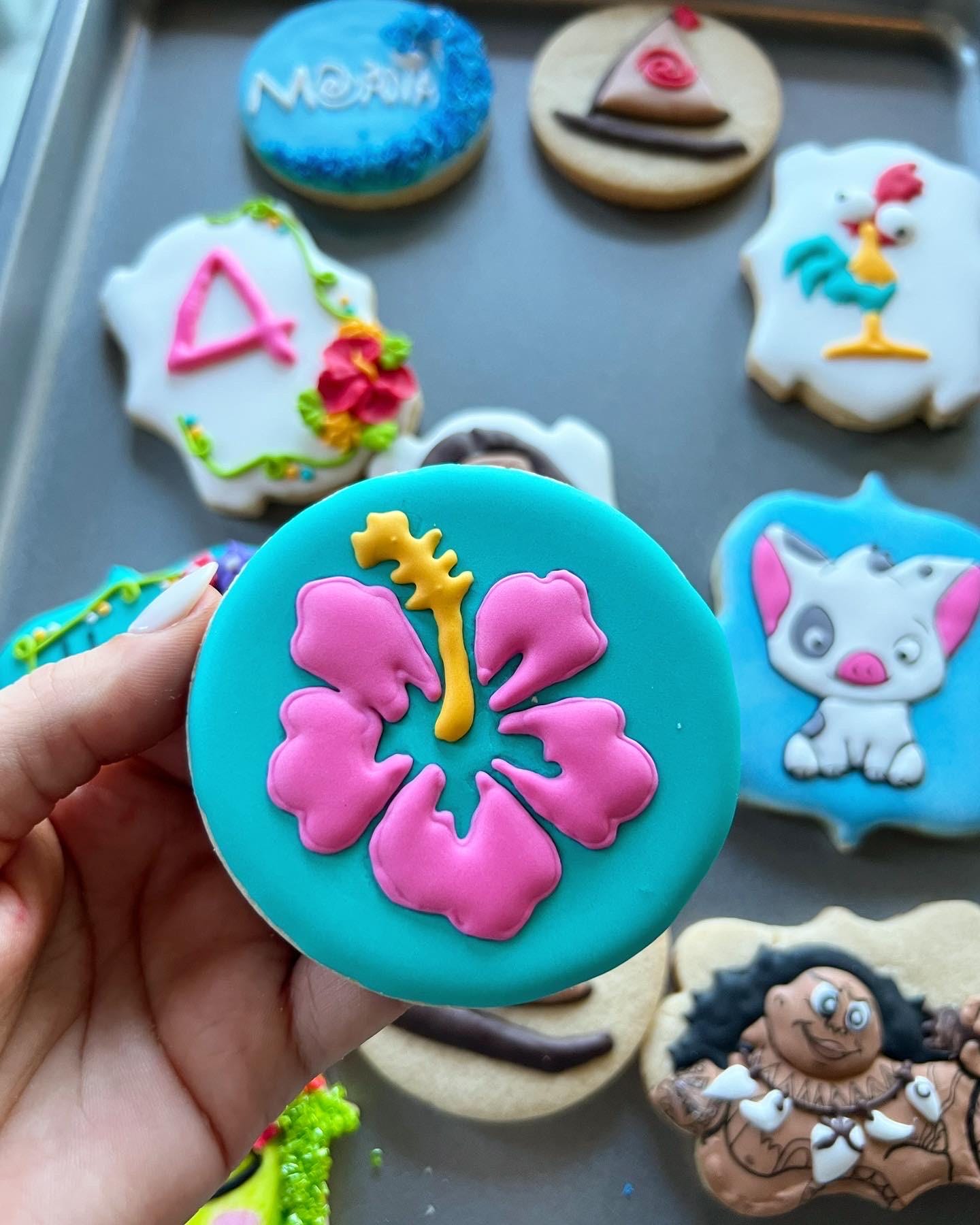 Cookie Decorated Moana