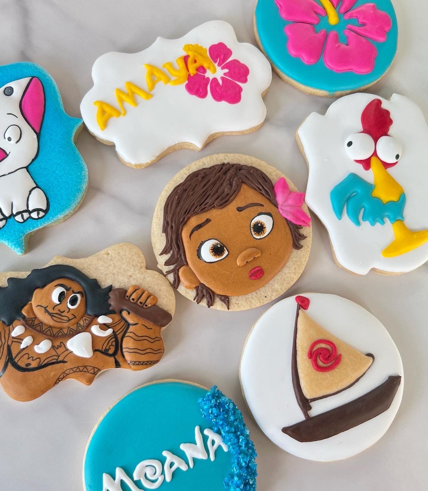 Cookie Decorated Moana