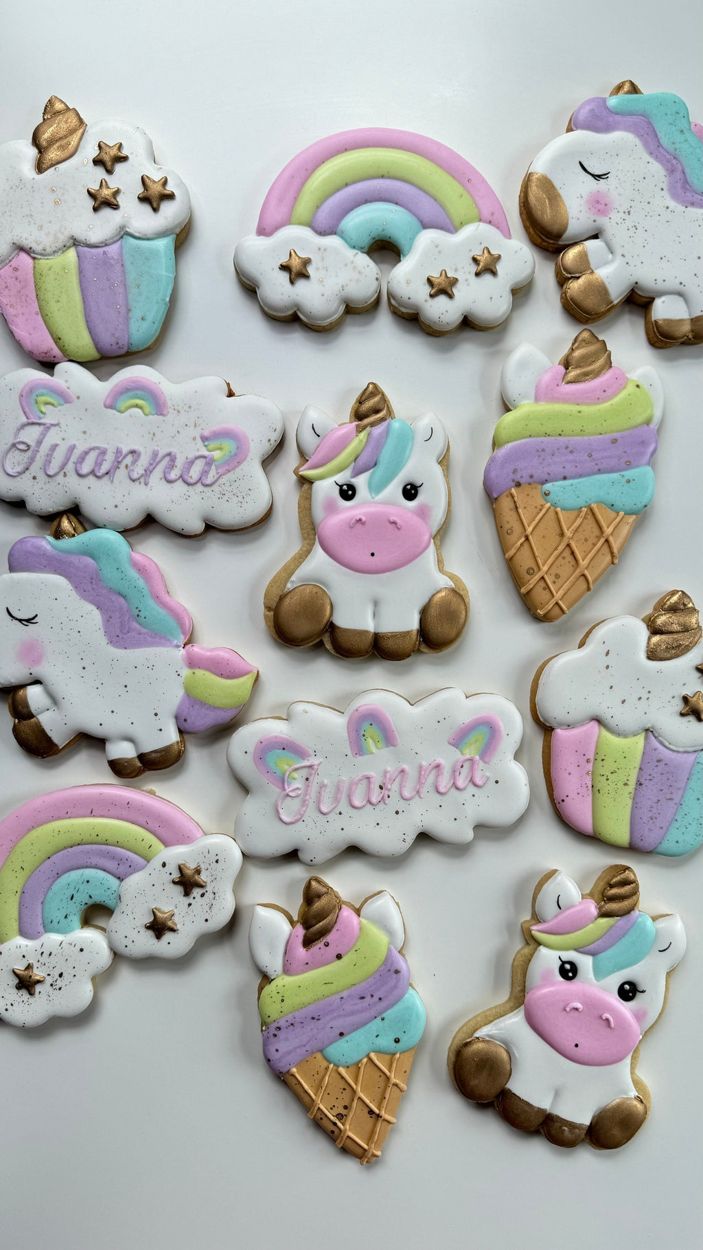 Personalized Unicorn Cookies: Birthday, Wedding, Baby Shower